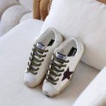 Golden goose leopard laces superstar sneakers