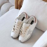 Golden goose pink glitter superstar sneakers