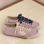 Golden goose true star suede sneakers pink
