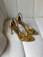 Hermes-Joy-105-H-cut-out-sandals-gold