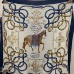 Hermes Palefroi Cashmere Shawl Cashmere And Silk