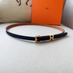 Hermes Pop H Guillochee 15 Belt In Black GHW