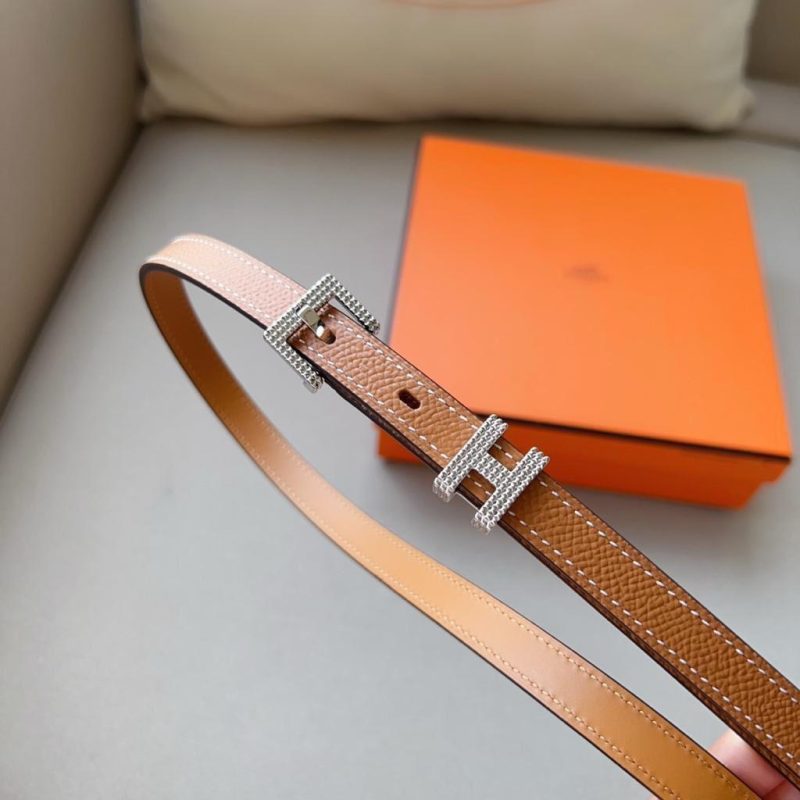 Hermes Pop H Guillochee 15 Belt In Brown SHW