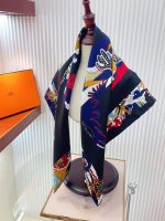 Hermes Silk Twill Bottes Story Square Scarf