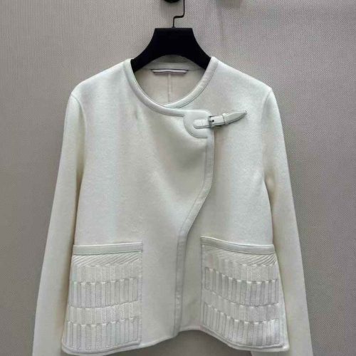 Hermes Women's Short Cashmere Blouson Winter Coat