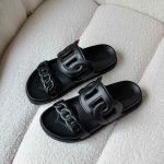Hermes chaine d'ancre extra sandals black