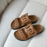 Hermes chaine d'ancre extra sandals brown