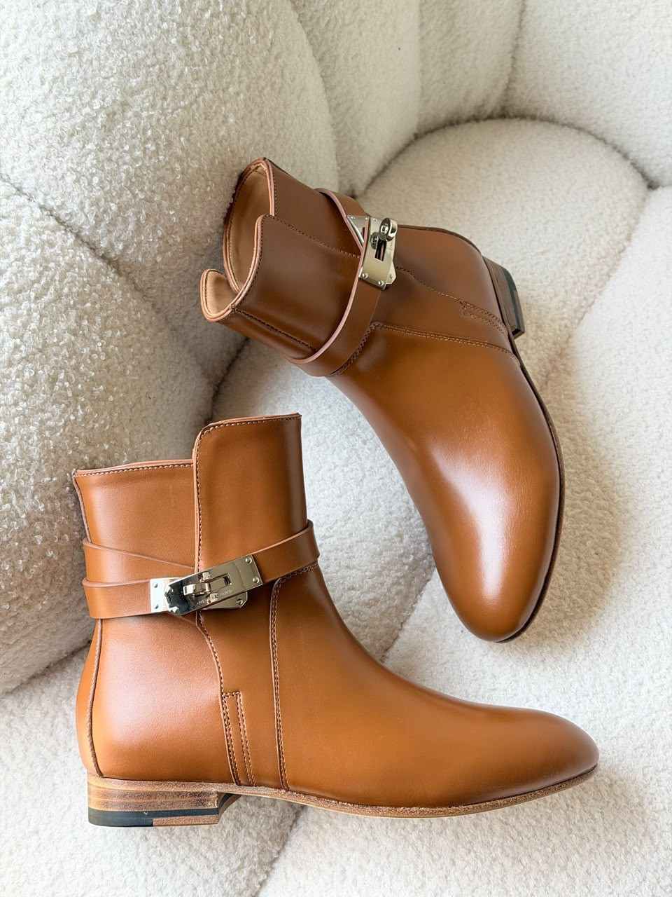 Hermes neo ankle low boot natural brown Hermes neo ankle low boot natural brown