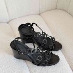 Hermes noumes 85 black heels