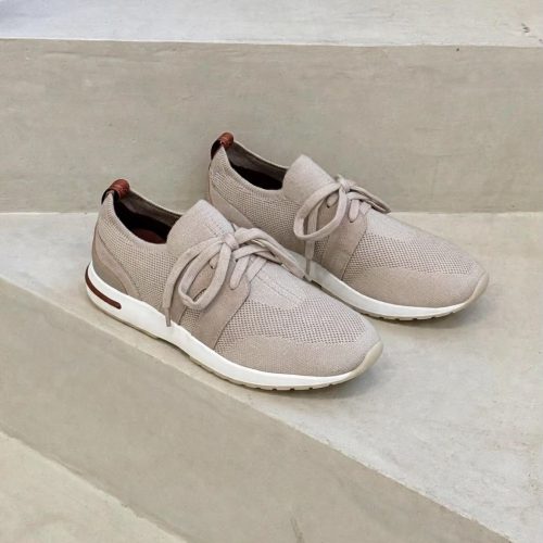 Loro piana 360 lp lady flexy walk sneakers in light beige