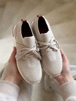 Loro piana 360 lp lady flexy walk sneakers in light beige