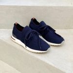 Loro piana 360 lp lady flexy walk sneakers in navy blue