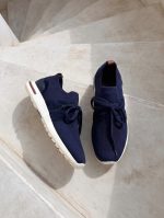 Loro piana 360 lp lady flexy walk sneakers in navy blue
