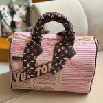 Louis Vuitton Speedy 26 Soft 30 Beige Pink Boho monogram Handbag