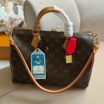Louis Vuitton Speedy Soft 30 Crafty Monogram Canvas Handbag