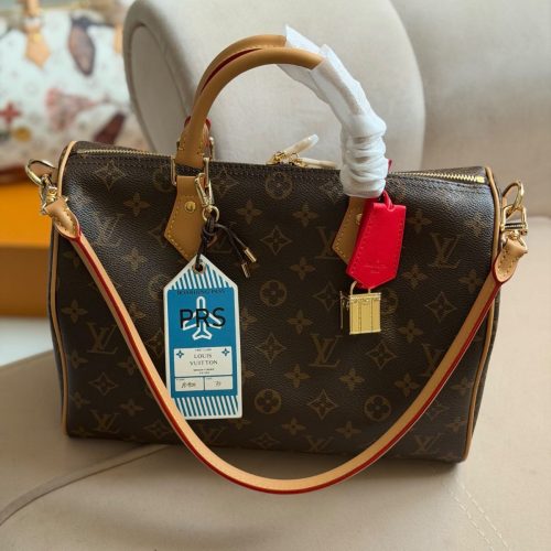 Louis Vuitton Speedy Soft 30 Crafty Monogram Canvas Handbag