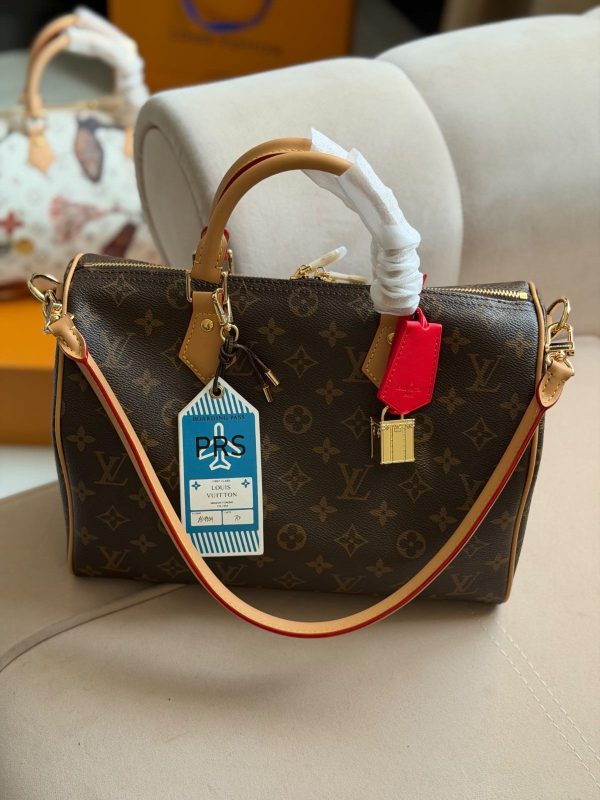 Louis Vuitton Speedy Soft 30 Crafty Monogram Canvas Handbag