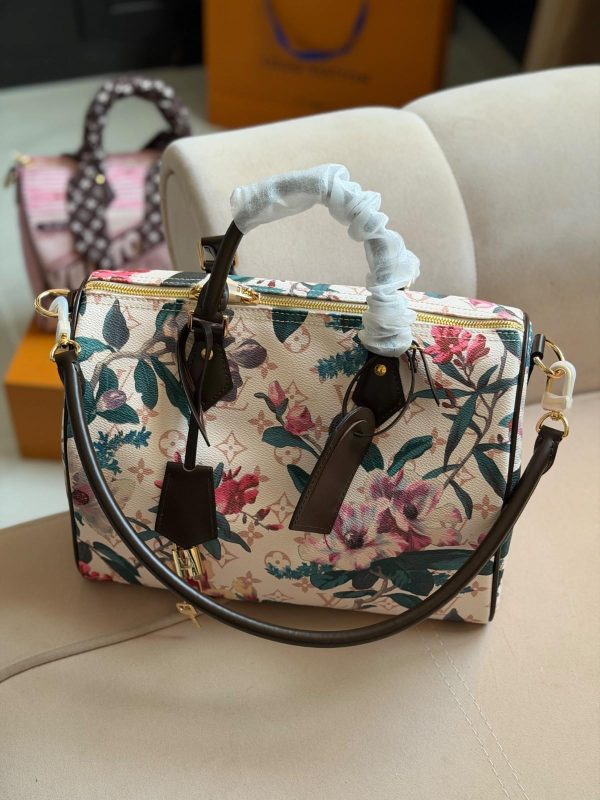 Louis Vuitton Speedy Soft 30 Dune Eden Monogram Canvas Handbag