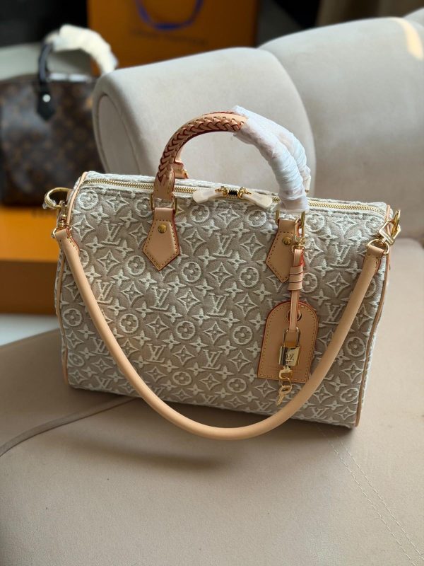 Louis Vuitton Speedy Soft 30 Monogram Emblme Peuplier colorway Handbag