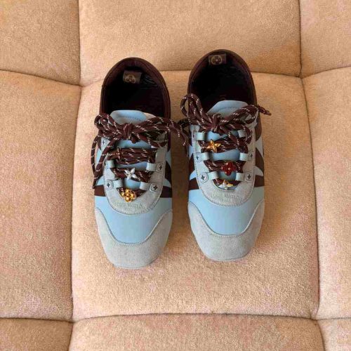 Louis vuitton lv sneakerina sneakers in bleu ciel
