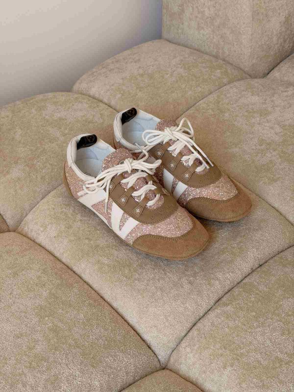 Louis vuitton lv sneakerina sneaker ballerina in rose clair
