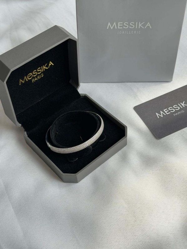 Messika Move Noa Bangle White Gold Diamonds Bracelet