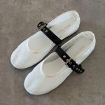 Miu Miu white mesh ballet flats