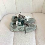 Miu miu x new balance 530 sl suede and mesh sneakers in sage green