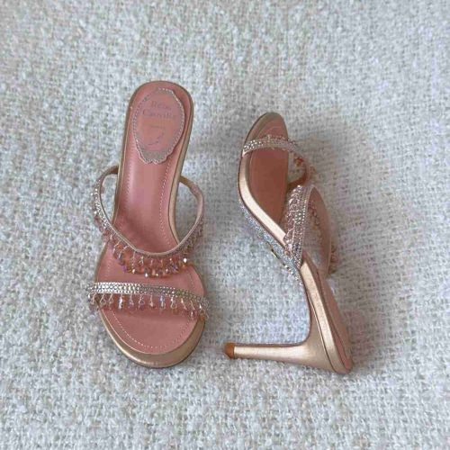 Rene-caovilla-chandelier-mules-pink