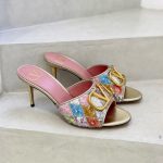 Valentino garavani vlogo signature multi color sequin heels