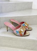 Valentino garavani vlogo signature multi color sequin heels