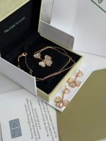 Van Cleef & Arpels Sweet Heart Diamond Necklace And Earrings Set