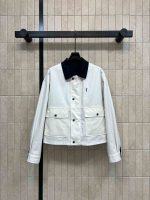 YSL reversible work jacket black & white